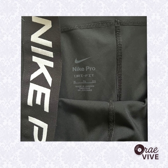 Nike Pro Women's Mid-Rise Mesh-Paneled Leggings [W/XL] - Picture 3 of 6
